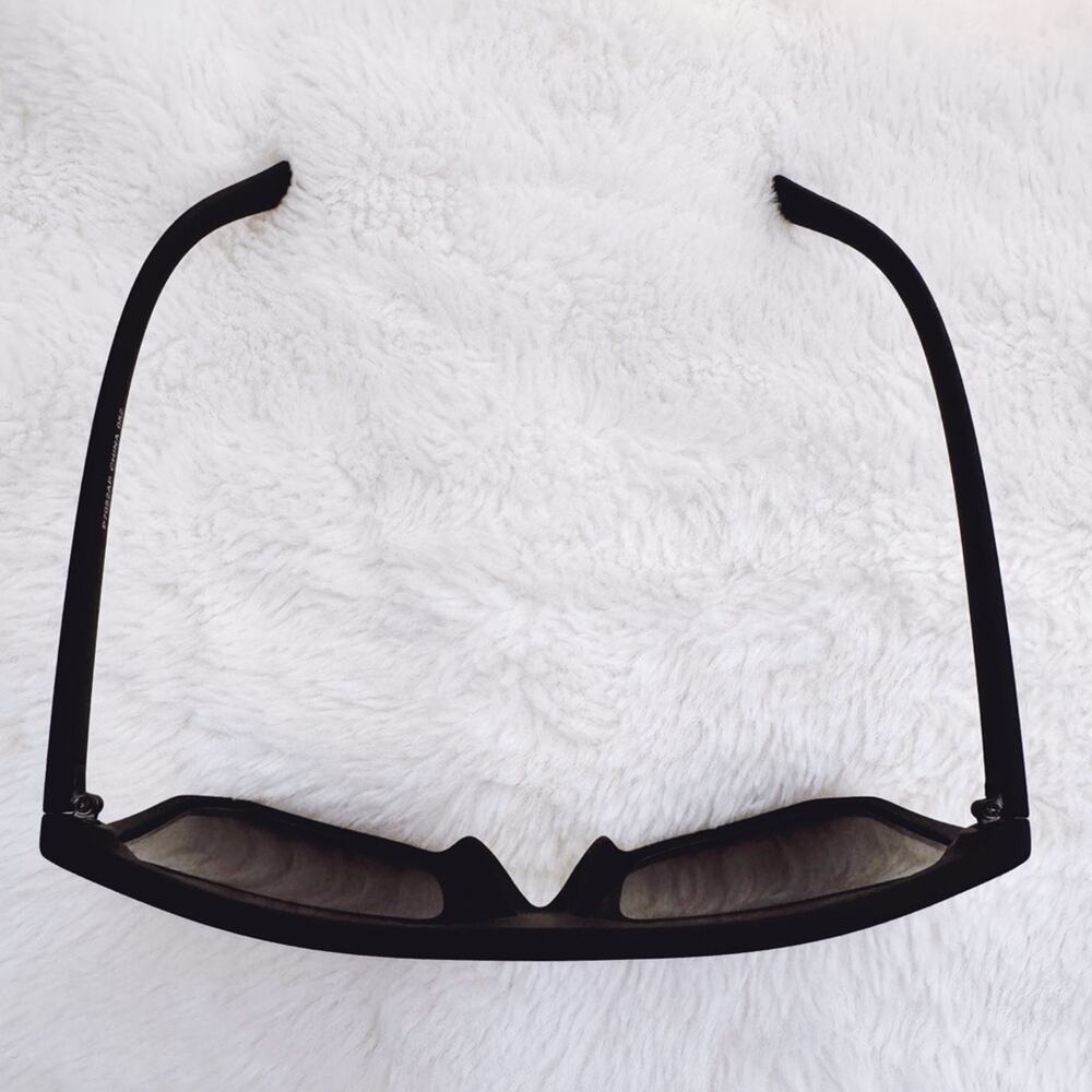 Kira Mirrored Matte Black Sunglasses - Picture 5 of 12